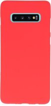 Wicked Narwal | Color TPU Hoesje voor Samsung Samsung Galaxy S10 Plus Rood