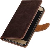 Wicked Narwal | Premium TPU PU Leder bookstyle / book case/ wallet case voor Samsung Galaxy C5 Mocca