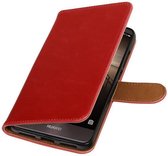 Wicked Narwal | Premium TPU PU Leder bookstyle / book case/ wallet case voor Huawei Mate 9 Rood