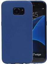 Wicked Narwal | Sand Look TPU Hoesje voor Samsung Galaxy S7 Edge G935F Blauw