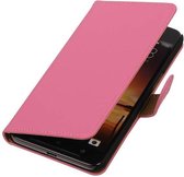 Wicked Narwal | bookstyle / book case/ wallet case Hoes voor HTC One X9 Roze