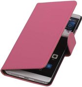 Wicked Narwal | bookstyle / book case/ wallet case Hoes voor Huawei Mate S Roze