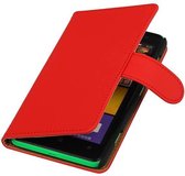 Wicked Narwal | bookstyle / book case/ wallet case Hoes voor Nokia Microsoft Lumia 620 Rood
