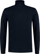 Messieurs |  Pull col roulé marine 0083 Taille XXL 45/46