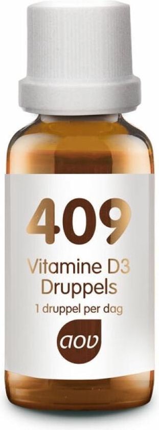 genezen schors bedenken AOV 409 Vitamine D3 druppels (25 mcg) - 15 ml - Vitaminen -  Voedingssupplementen | bol.com
