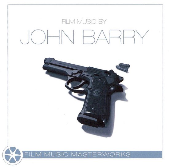 Film muziek van John Barry. Zwarte pistool met kogels. Film Music Masterworks.