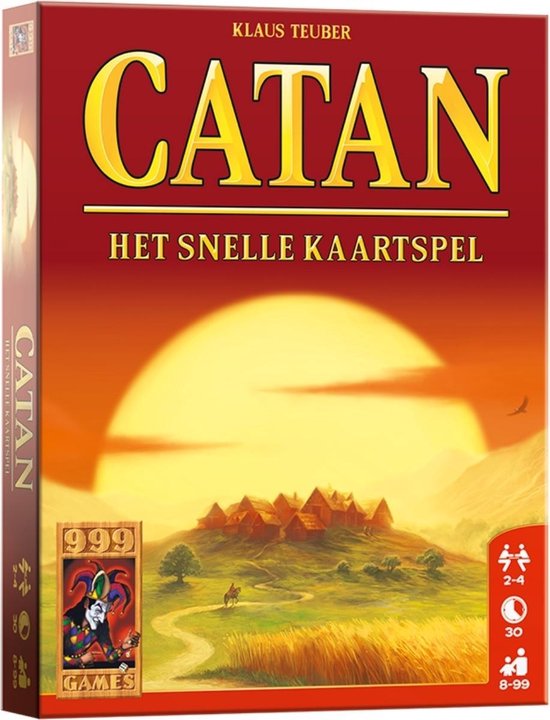 Thumbnail van een extra afbeelding van het spel Spellenbundel - Kaartspel - 2 stuks - Catan: Het Snelle Kaartspel & Vlotte Geesten