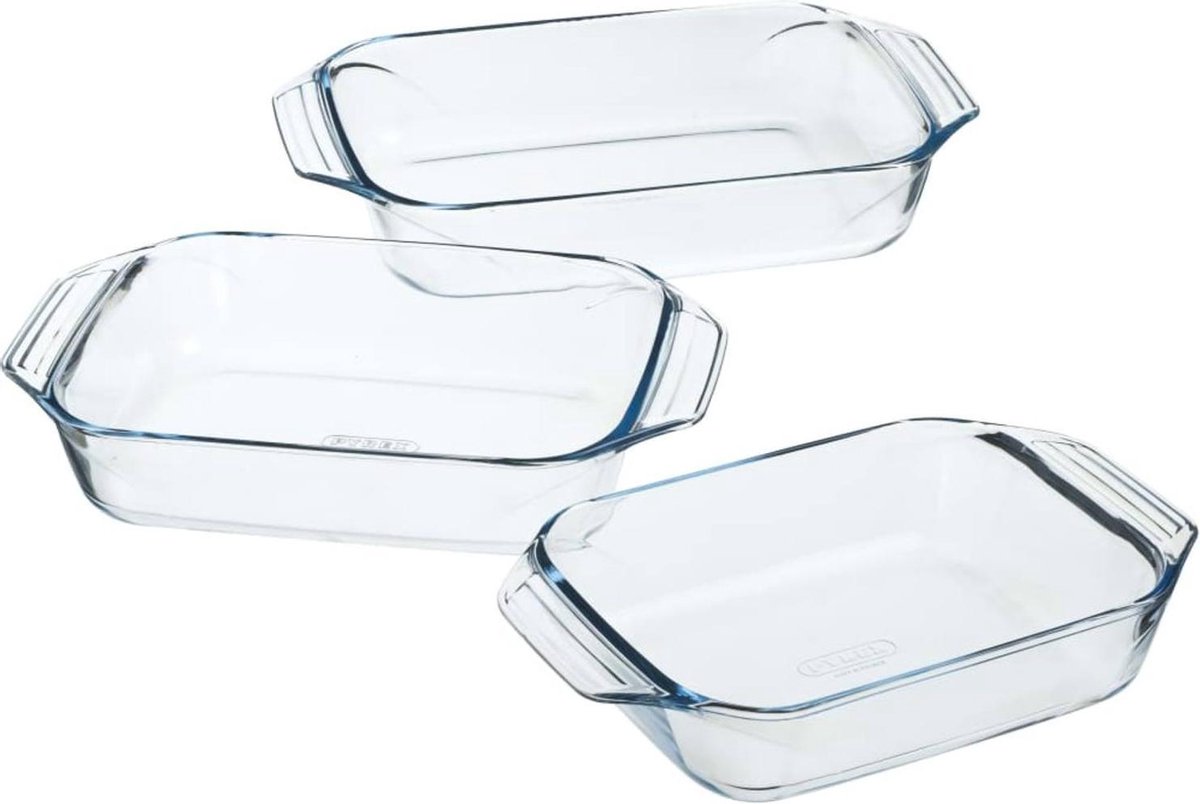 PYREX Plat à lasagnes rectangulaire en verre ESSENTIAL pas cher 