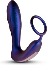 Hueman Black Hole Anaal Vibrator met Cockring – Sex Toys voor Mannen voor een Hardere en Langdurigere Erectie – Anaal Plug voor het Stimuleren van de Perineum - Paars