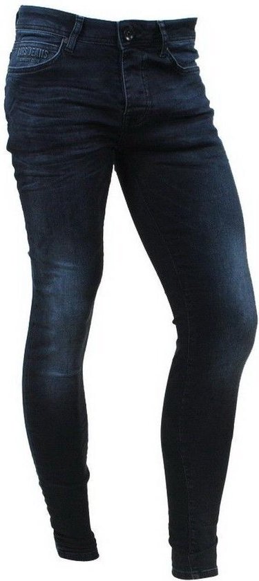 Cars Jeans - Jeans pour hommes - Super Skinny - Stretch - Longueur 36 - Poussière - Bleu Noir