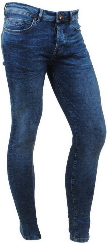 Jeans Cars - Jeans pour hommes - Super Skinny - Stretch - Longueur 34 - Poussière - Sombre Utilisé