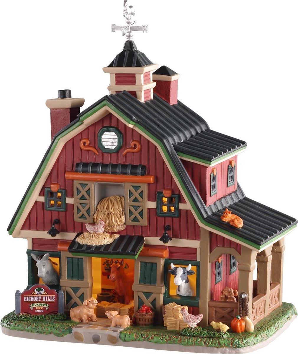 Maison Miniature Lemax - Corner Residence Avec éclairage LED - Décoration De Noël - Village De Noël Animé
