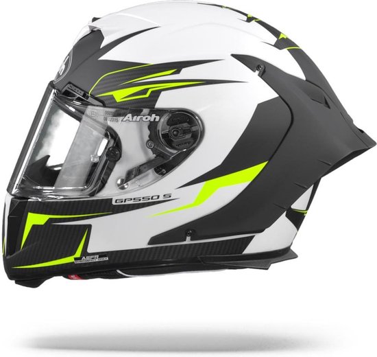 Airoh GP550 S Venom White Matt Full Face Helmet M | bol.com
