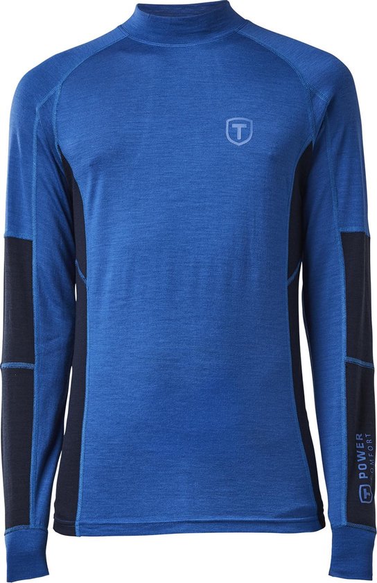 Tenson Woollis - Thermoshirt - Heren - Blauw - Maat XXL | bol.com