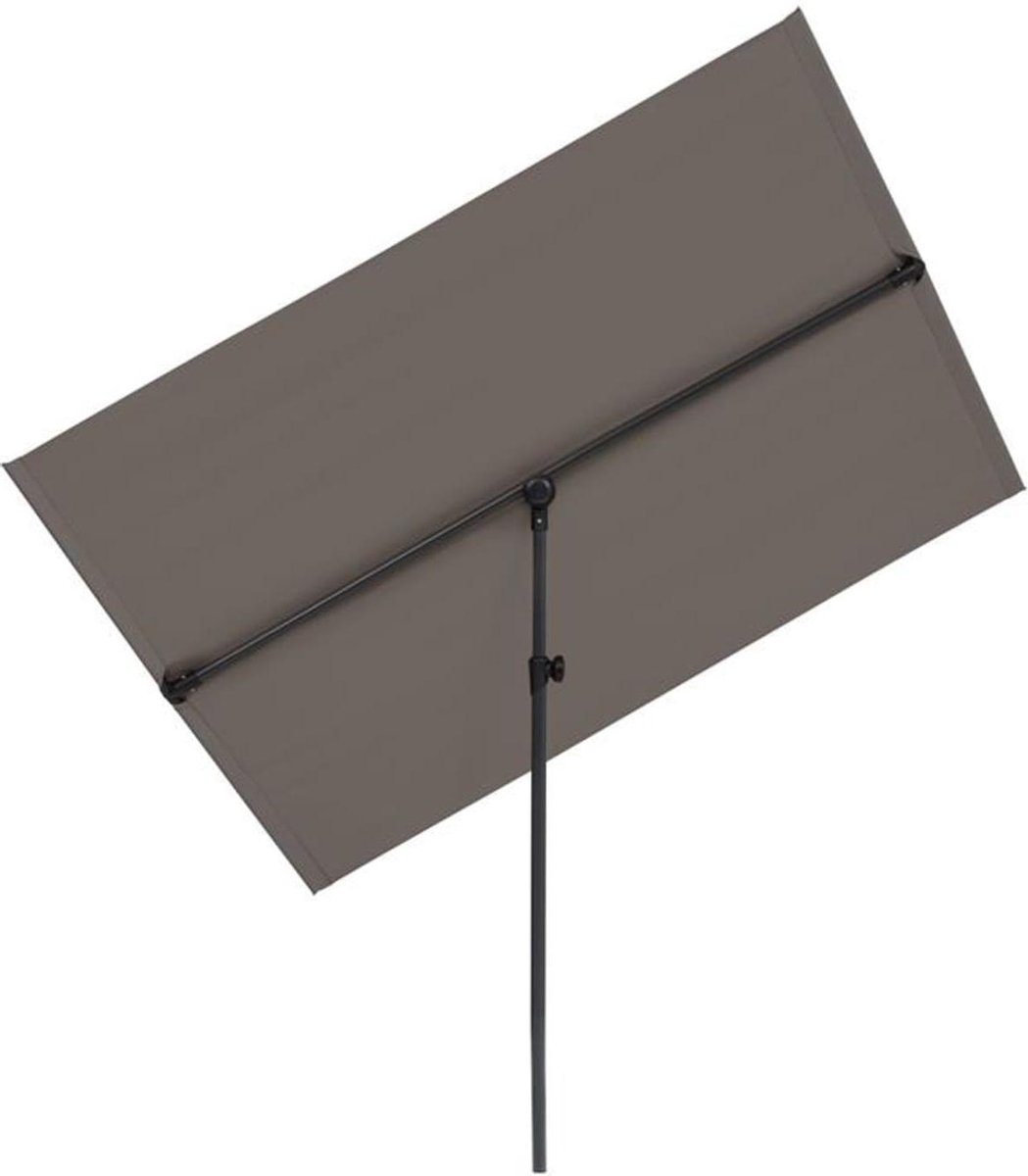 Flex-Shade L parasol 130 x 180 cm polyester UV 50 donkergrijs