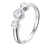 The Kids Jewelry Collection Ring Zirkonia - Zilver