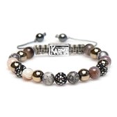 KARMA armband 85304 Spiral Novya M (Grey Crystal)