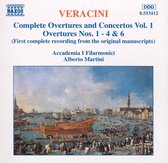 Veracini: Complete Overtures & Concertos Vol 1 / Martini