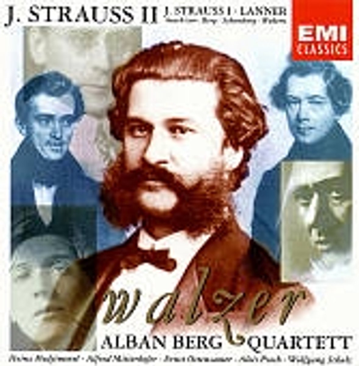 J. Strauss II, J. Strauss I, Lanner: Walzer / Berg Quartet