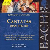 Bach-Ensemble, Helmuth Rilling - J.S. Bach: Cantatas Bwv 106-108 (CD)