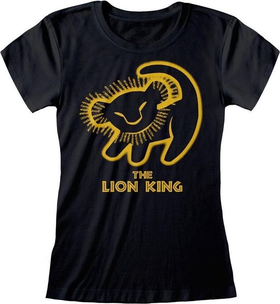 LION KING - Fitted T-Shirt - Classic - Silhouette (L)