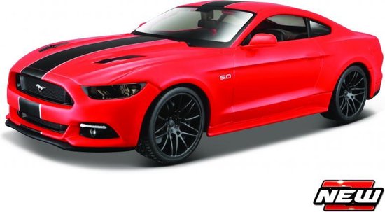 niveau bedreiging Leia 2015 Ford Mustang GT (Rood) 1/24 Maisto - Modelauto - Schaalmodel - Model  auto -... | bol.com