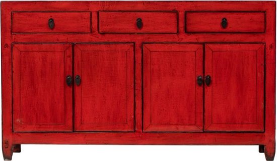 Fine Asianliving Antieke Chinese Dressoir Glanzend Rood B154xD40xH91cm  Chinese Meubels... | bol.com