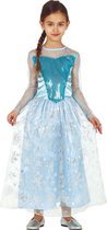 Fiestas Guirca Jurk Sneeuwprinses Polyester Blauw Mt 146/152