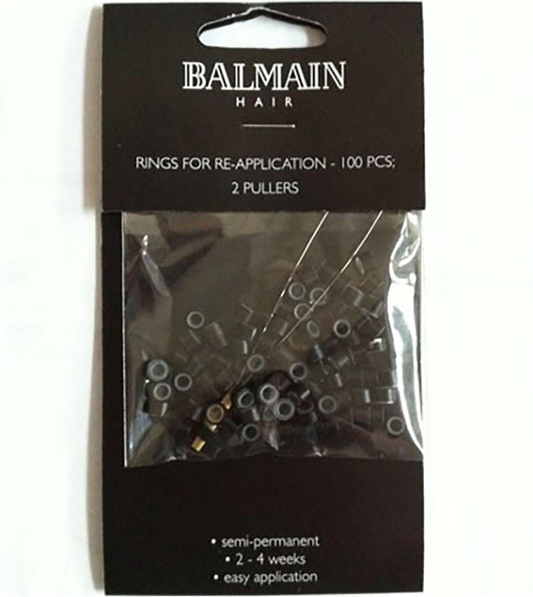 Balmain Hair Professional - Extension Soft Rings - Black - Zwart