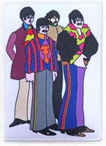The Beatles Patch Sub Band Border Multicolours
