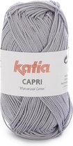 Katia Capri - kleur 128 Grijs - 50 gr. = 125 m. - 100% katoen