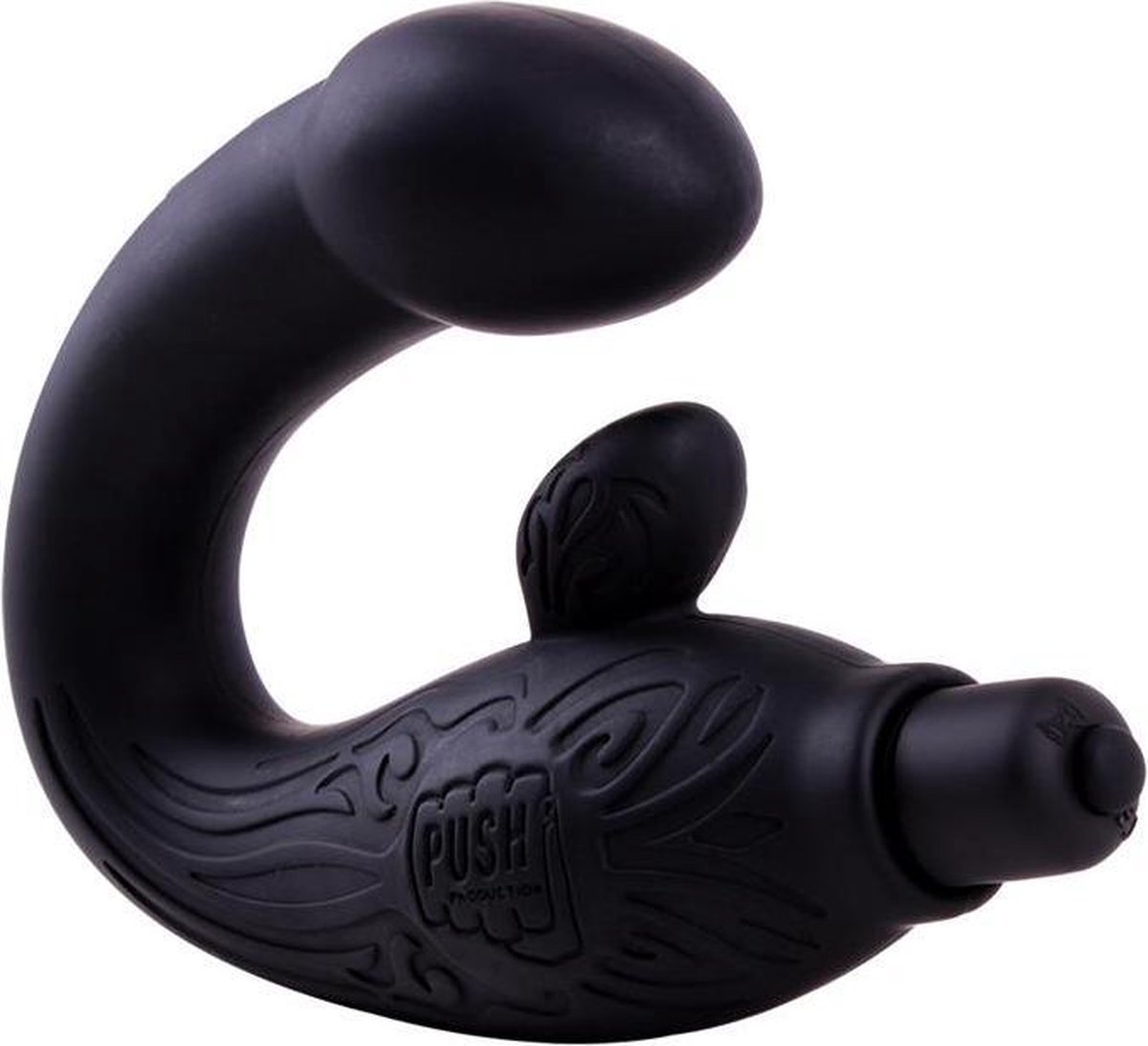 CHISA - Perineum Massager Silicone Black