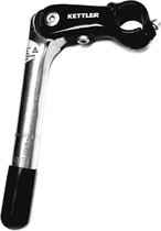 ERGOTEC / KETTLER STUURPEN 25.4/180 MM  ALU ZWART-ZILVER VERSTELBAAR