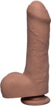 Doc Johnson Uncut D - Realistische ULTRASKYN Dildo met Ballen - 18 cm tan