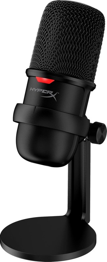HyperX SoloCast - USB Condenser Gaming Microfoon - PC/Mac/PS4 - Zwart