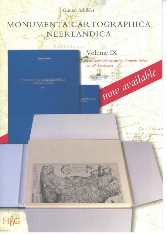 ISBN Monumenta Cartographica Neerlandica Volume IX (3 Vols.), Couverture rigide