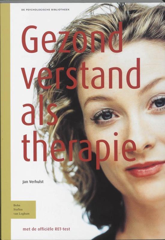 Cover van het boek 'Gezond verstand als therapie'
