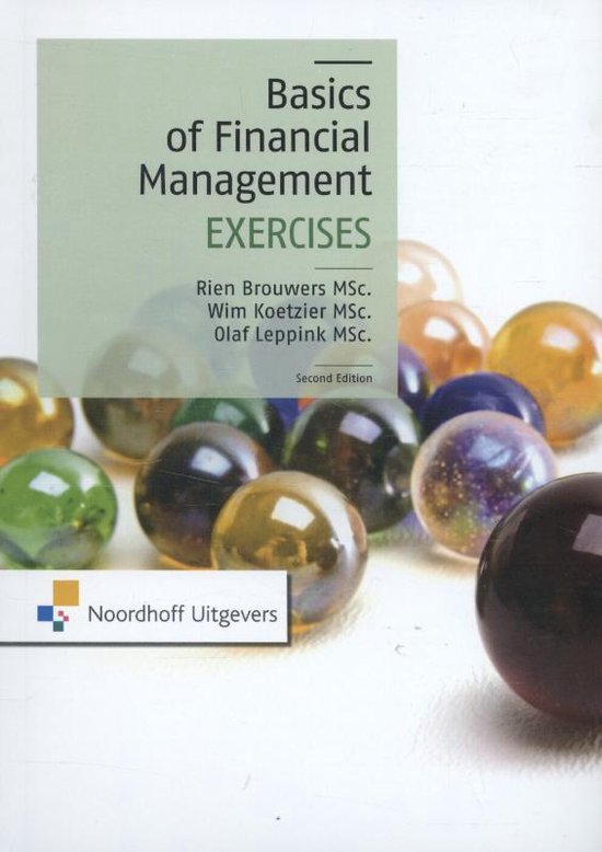 Boek cover Basics of financial management van Rien Brouwers (Hardcover)