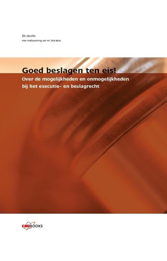 CMI Books  -   Goed beslagen ten eis - cover