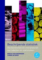 Boek cover Beschrijvende statistiek van Bregje van Groningen