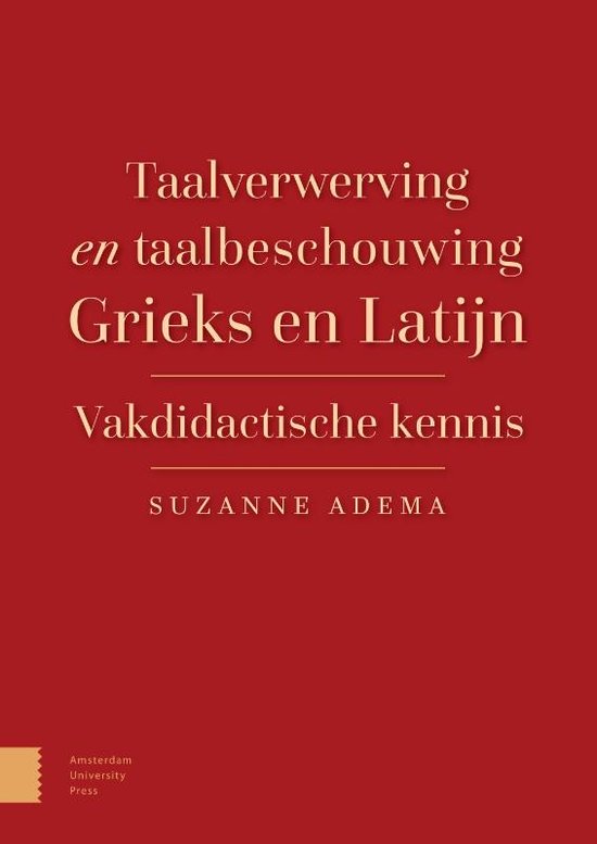 Taalverwerving en taalbeschouwing Grieks en Latijn - cover