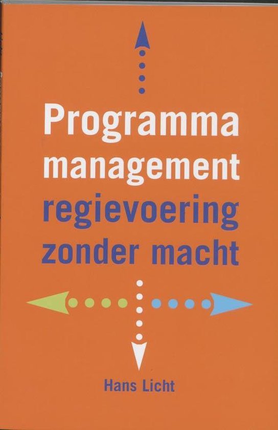 Cover van het boek 'Programmamanagement / druk 1' van H. Licht