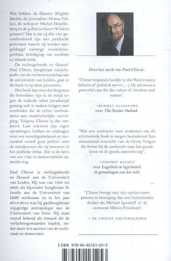 Bardot, Fallaci, Houellebecq en Wilders