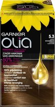 3x Garnier Olia Haarverf 5.3 - Goudbruin
