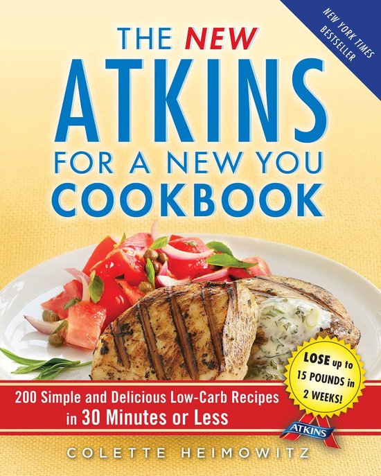 Atkins - The New Atkins for a New You Cookbook - cover