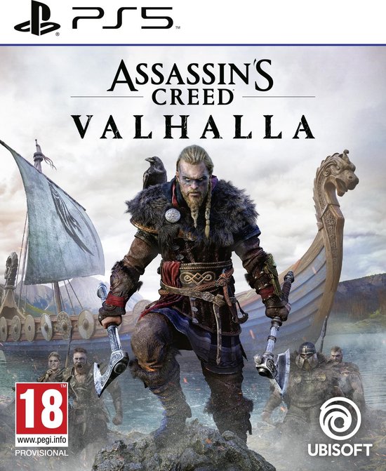 Cover van de game Assassins Creed Valhalla Videogame - Actie en Avontuur - PS5 Game