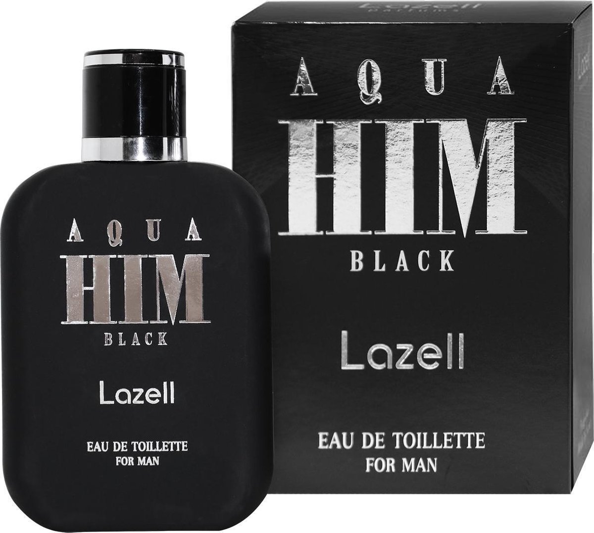 Lazell - Aqua Him Black For Men - Eau De Toilette - 100ML