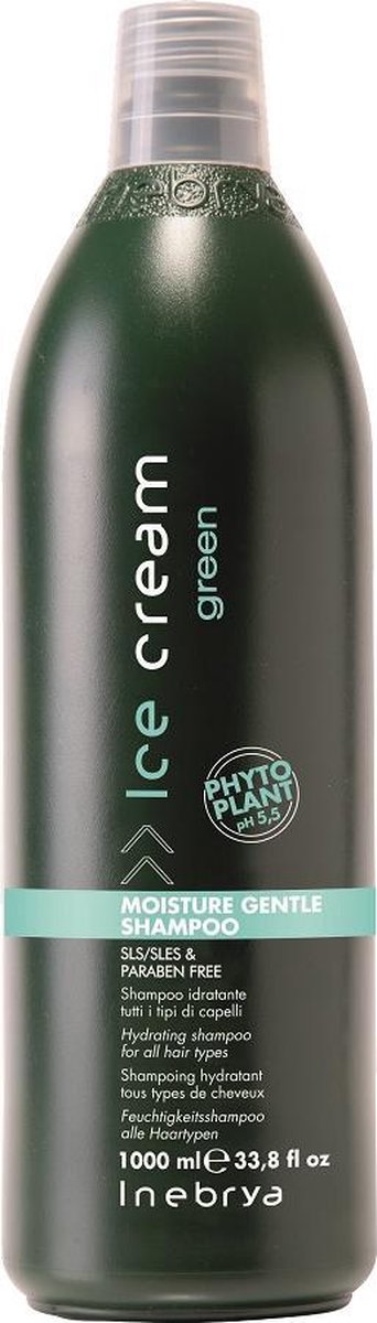 Inebrya - Ice Cream Green Moisture Gentle Shampoo Moisturizing Eco Hair Shampoo 1000Ml