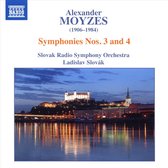 Ladislav Slovak Slovak Radio Symphony Orchestra - Moyzes: Symphonies Nos. 3 And 4 (CD)