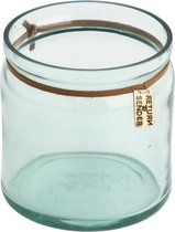 Return to Sender | Recycled glas theelicht - 10 cm - Transparant -